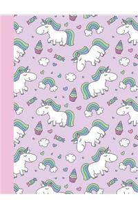 Cute Unicorn Sketchbook