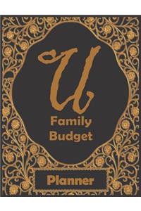 U Family Budget Planner
