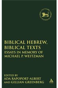 Biblical Hebrew, Biblical Texts