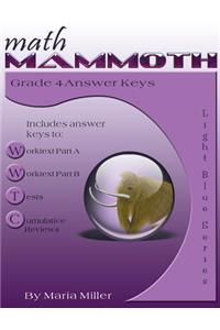 Math Mammoth Grade 4 Answer Keys