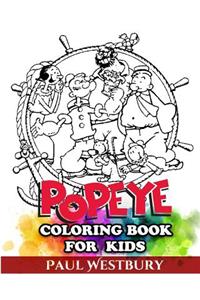 Popeye Coloring Book for Kids