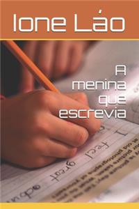 A menina que escrevia