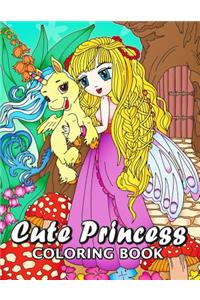 Cute Princes Coloring Book