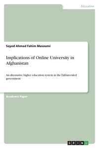 Implications of Online University in Afghanistan