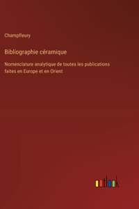 Bibliographie céramique