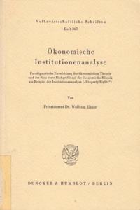Okonomische Institutionenanalyse