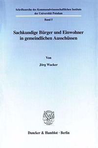 Sachkundige Burger Und Einwohner in Gemeindlichen Ausschussen