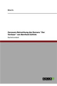 Genauere Betrachtung des Romans 