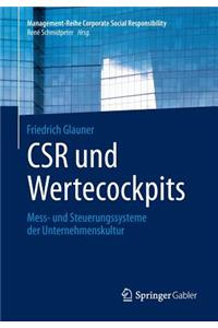 Csr Und Wertecockpits: Mess- Und Steuerungssysteme Der Unternehmenskultur