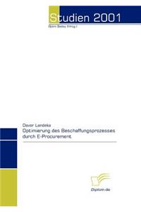 Optimierung des Beschaffungsprozesses durch E-Procurement