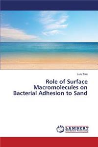 Role of Surface Macromolecules on Bacterial Adhesion to Sand