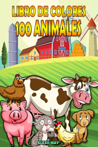 Libro para colorear de 100 animales