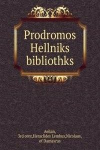 Prodromos Hellniks bibliothks