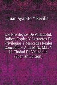 Los Privilegios De Valladolid: Indice, Copias Y Extractos De Privilegios Y Mercedes Reales Concedidos A La M.N., M.L. Y H. Ciudad De Valladolid (Spanish Edition)