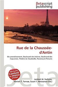 Rue de La Chausse-D'Antin