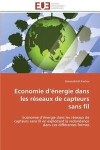 Economie d énergie dans les réseaux de capteurs sans fil
