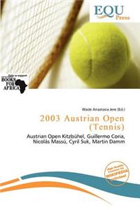 2003 Austrian Open (Tennis)