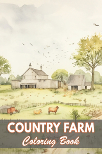 Country Farm Coloring Book