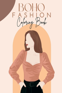 Boho Fashion Coloring Book