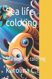 Sea life coloring