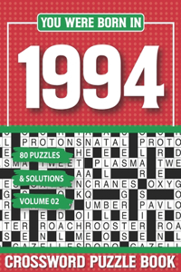You Were Born In 1994 Crossword Puzzle Book