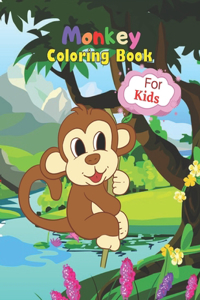 Monkey Coloring Book For Kids