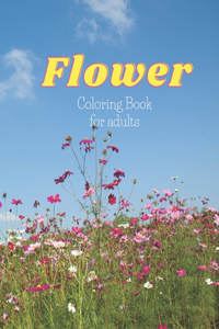 Flower Coloring Book for adults