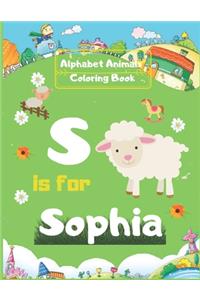Alphabet Animals Coloring Book