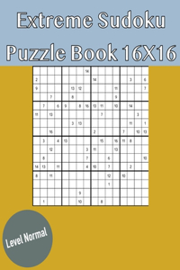 Extreme Sudoku Puzzle Book 16X16