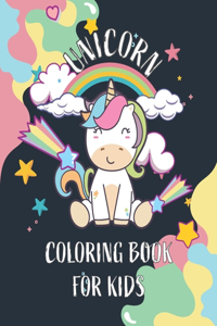 Unicorn coloring book for kids