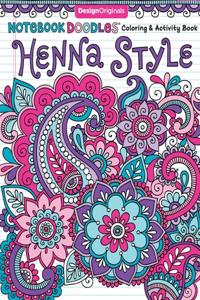 Notebook Doodles Coloring & Activity Book Henna Style