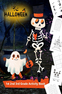Halloween 1st 2nd 3rd Grade Activity Book