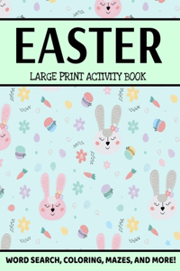 Easter Large Print Activity Book