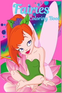 Fairies Coloring Book For Girls Ages 4-8