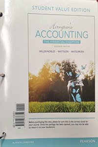 Horngren's Accounting, the Financial Chapters, Student Value Edition