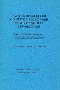 Kant und Schiller als Zeitgenossen der Französischen Revolution