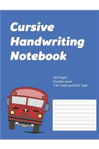 Cursive Handwriting Notebook