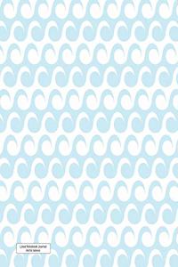 Lined Notebook Journal Arctic Waves