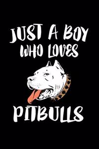 Just A Boy Who Loves Pitbulls
