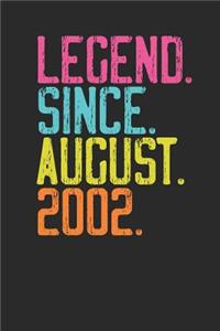 Legend Since August 2002