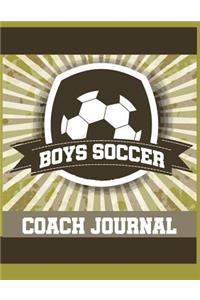 Boys Soccer Coach Journal