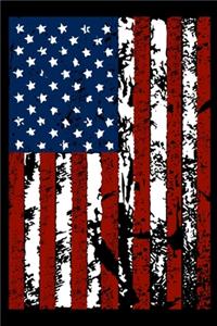 American Flag Notebook