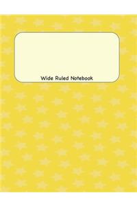 Wide Ruled Notebook