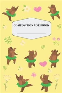 Bear Composition Notebook