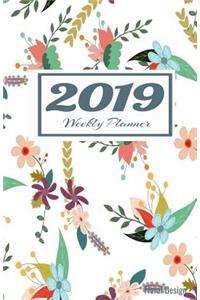 2019 Weekly Planner Floral Design