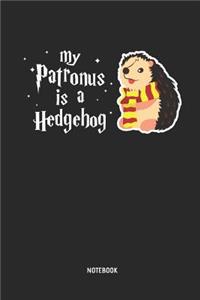 My Patronus Is a Hedgehog Notebook