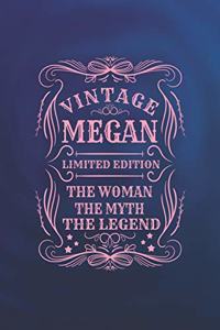 Vintage Megan Limited Edition the Woman the Myth the Legend