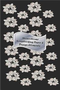 Monochrome Scrapbooking Paper & Design Elements