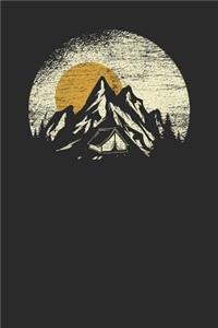 Mountain Camp Silhouette