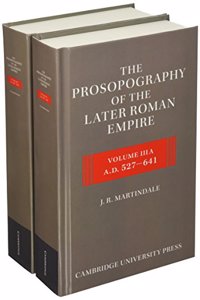 Prosopography of the Later Roman Empire 2 Part Hardback Set